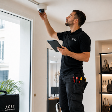 A.C.E.T Protection – Installateur alarme & vidéosurveillance — Vidéosurveillance à Paris