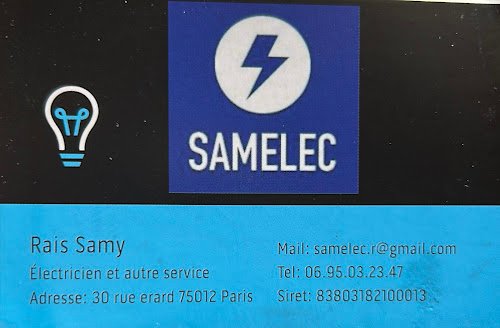 SAMELEC — Électricien à Paris