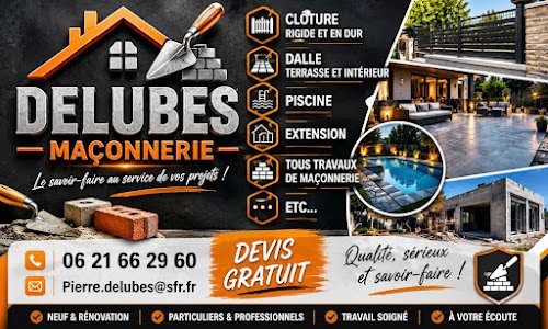 Delubes maçonnerie — Maçon à Toulouse