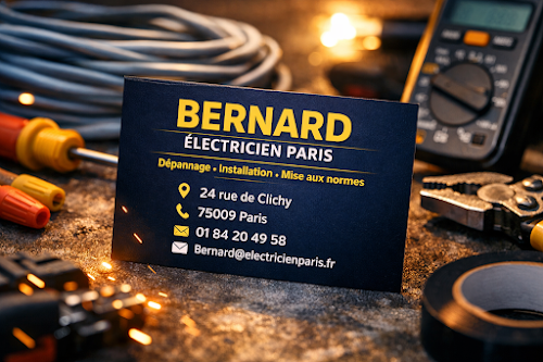 Bernard Electricien Paris 9 — Électricien à Paris